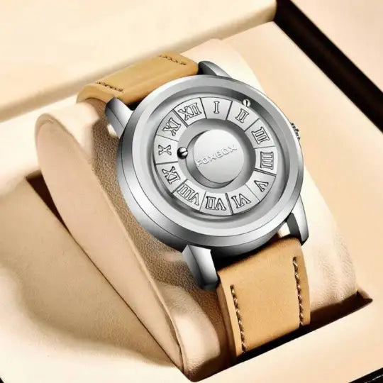Reloj Magnético FoxBox en Cuero