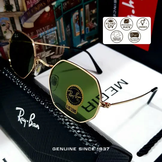 Rayban Octagonal + Estuche Original