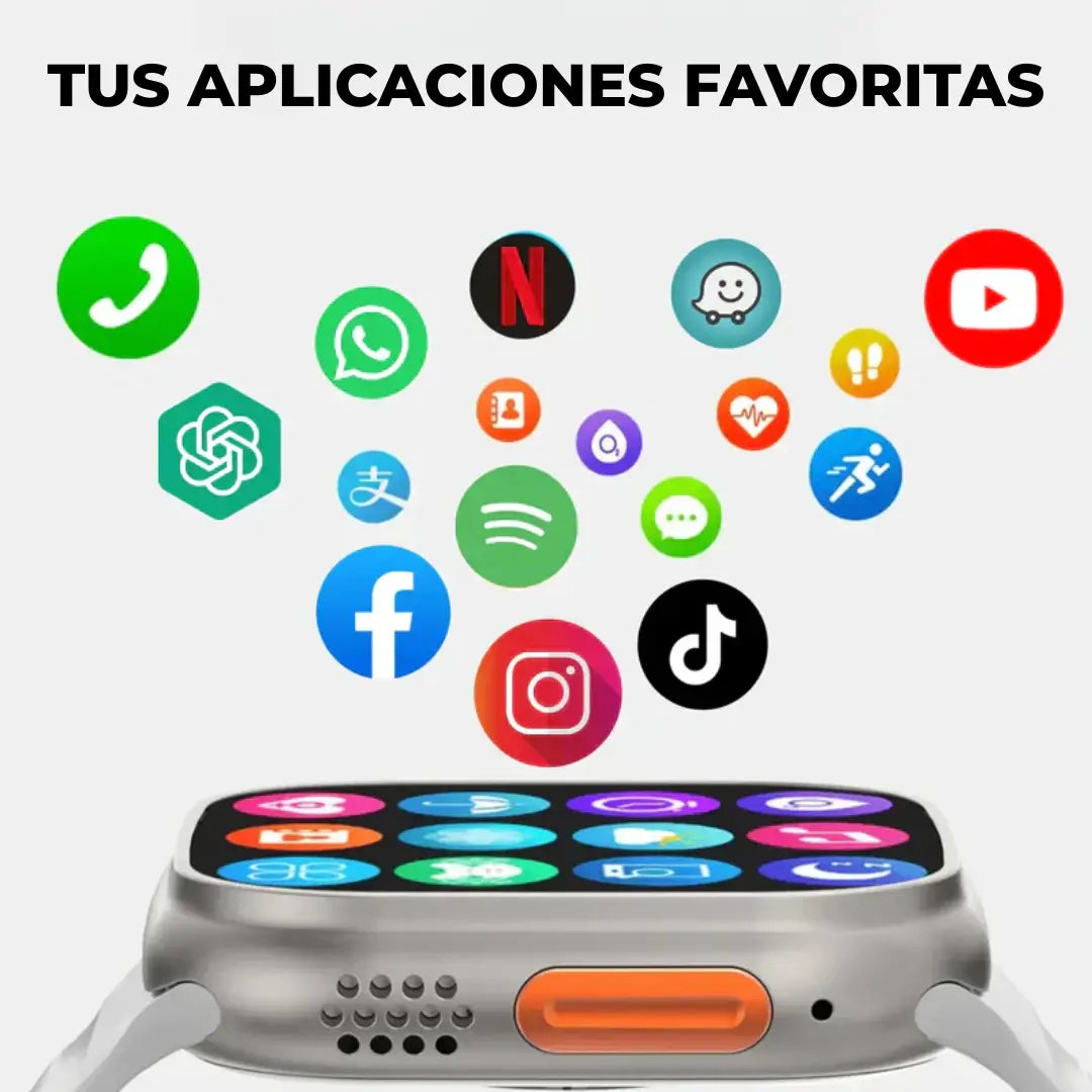 Reloj Smartwatch T10 Ultra 2.0 - Incluye 4 Pulsos