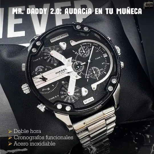 Reloj Mr. Daddy 2.0 - 2 Horas Con Cronografos Funcionales