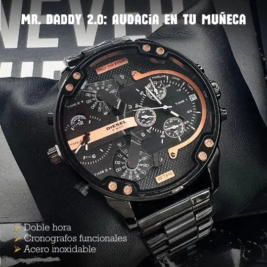 Reloj Mr. Daddy 2.0 - 2 Horas Con Cronografos Funcionales