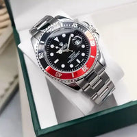 Plateado-Negro-Rojo