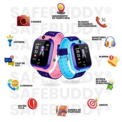 Reloj Inteligente Para Niños - SafeBuddy® Su reloj. Tu tranquilidad.