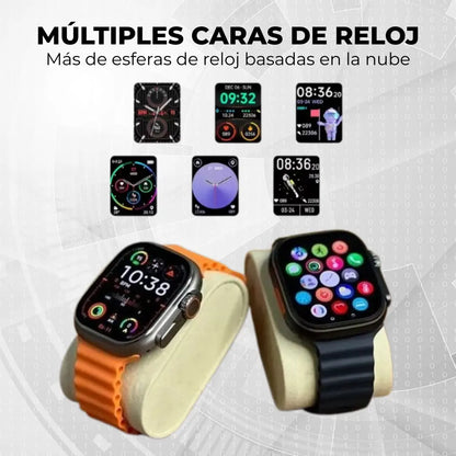 Reloj Smartwatch T10 Ultra 2.0 - Incluye 4 Pulsos