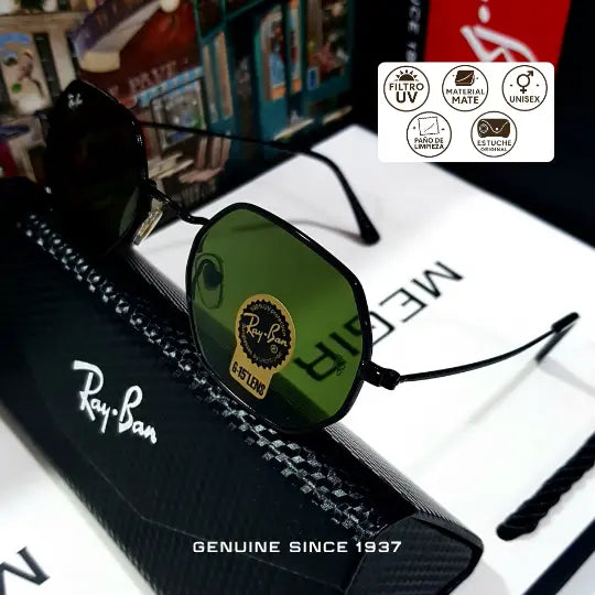 Rayban Octagonal + Estuche Original