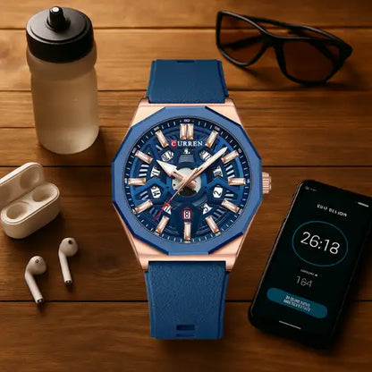 Reloj Curren Deportivo 8437 + Estuche Original