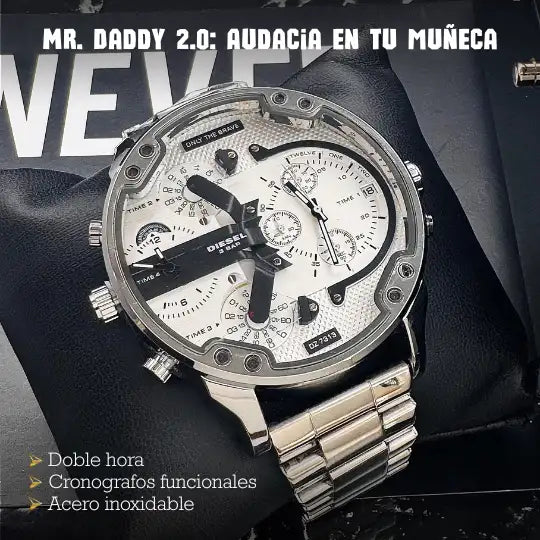 Reloj Mr. Daddy 2.0 - 2 Horas Con Cronografos Funcionales