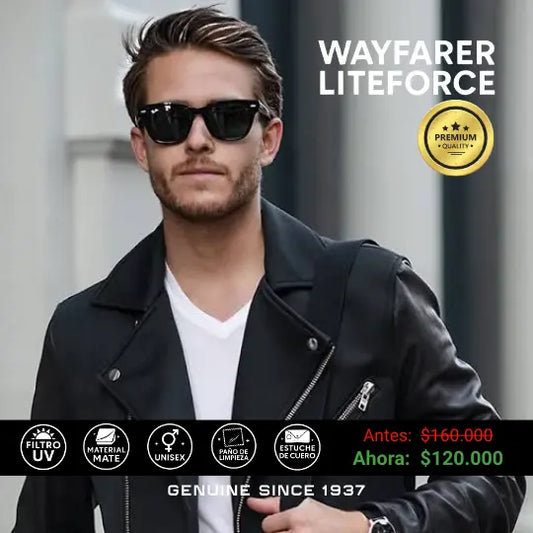 Lentes Icónicos Wayfarer + Estuche Original