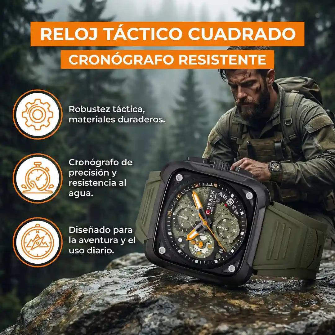 Reloj Curren 8461 Cuarzo Japonés + Estuche Original