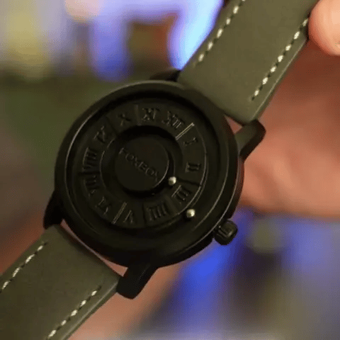 Reloj Magnético FoxBox en Cuero