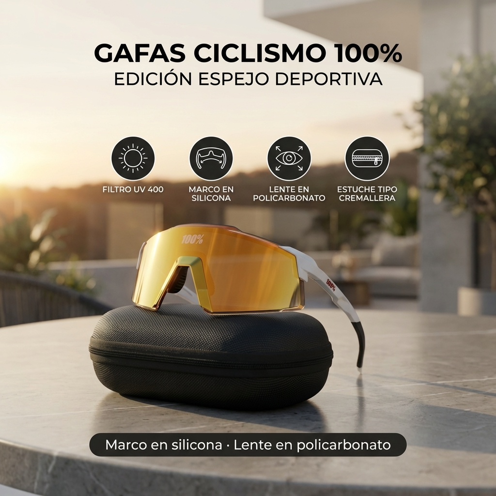 Gafas de sol 100% R1 - Ciclismo, Running y Senderismo.